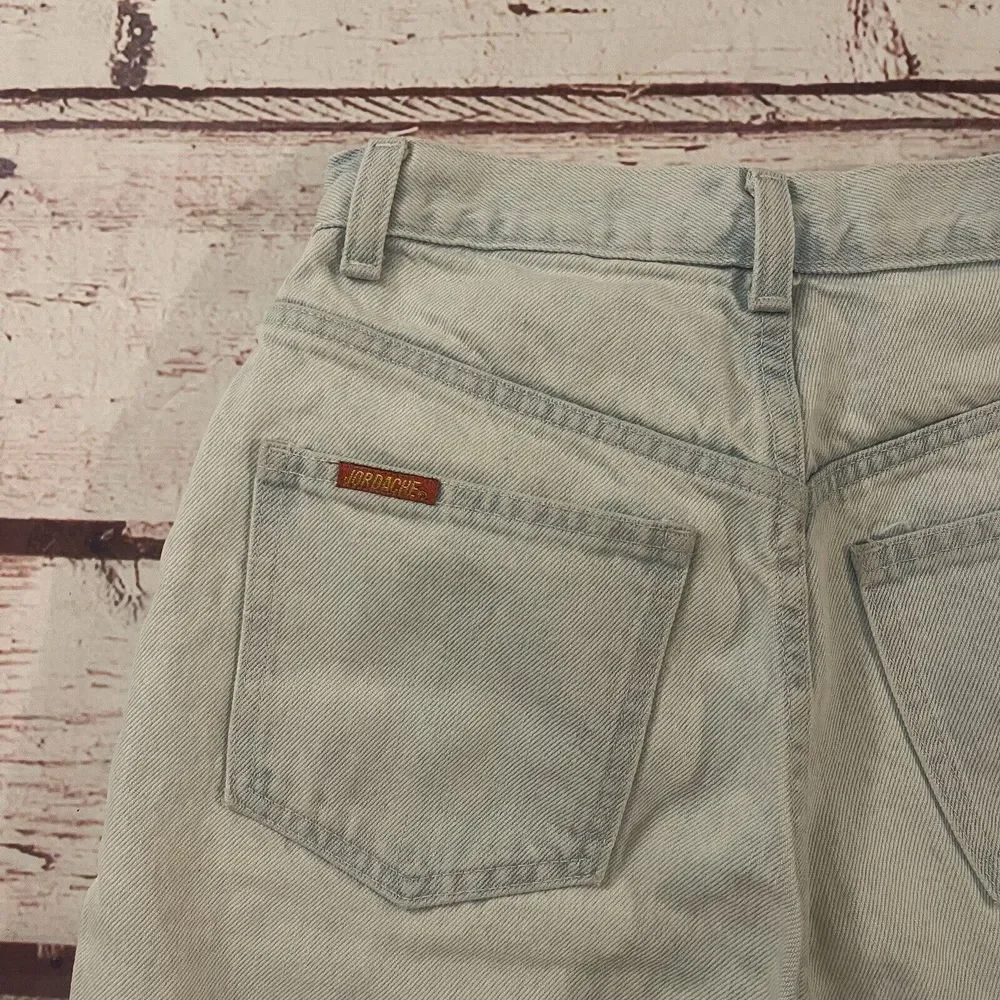 Vintage Jordache Jean‎ Stone Shorts Size 5 Made In USA Womens